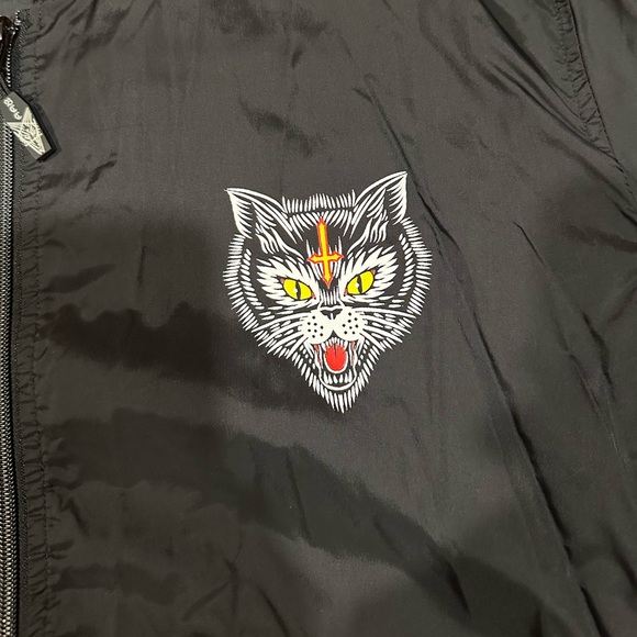 Unisex BlackCraft Hell Cat Windbreaker 2XL - Picture 3 of 5